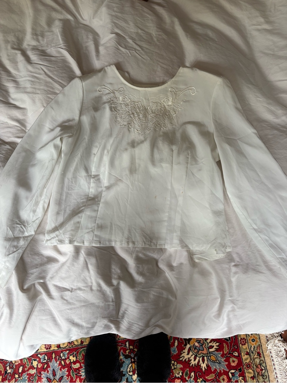 Vintage Silk blouse from France
